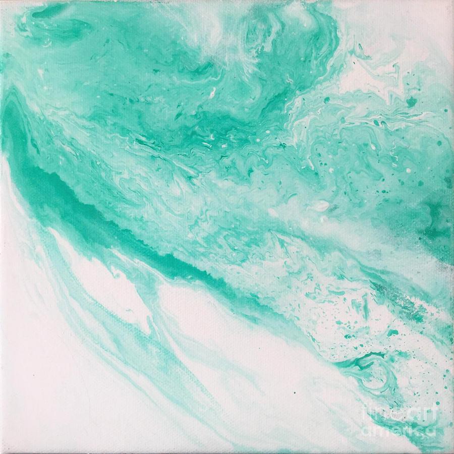 Crystal wave 1 Painting by Kumiko Mayer