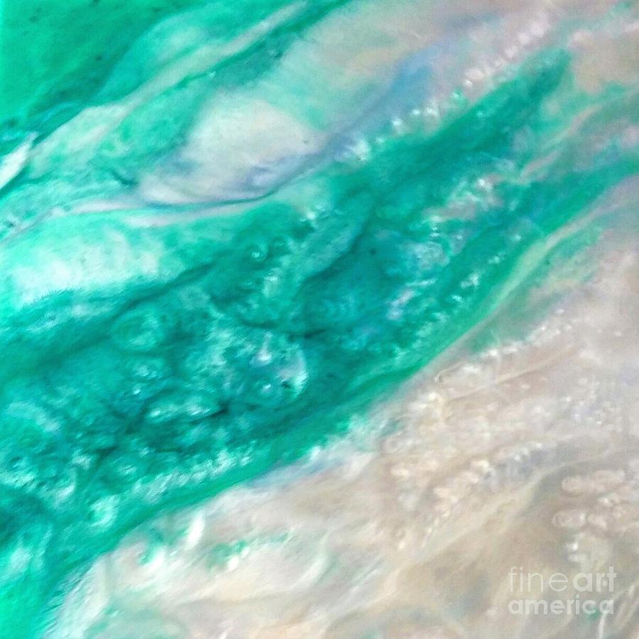 Crystal wave11 Painting by Kumiko Mayer