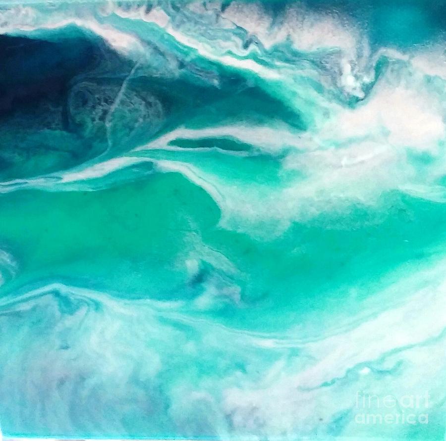 Crystal wave12 Painting by Kumiko Mayer