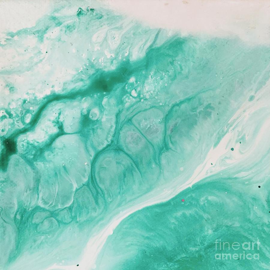 Crystal wave6 Painting by Kumiko Mayer