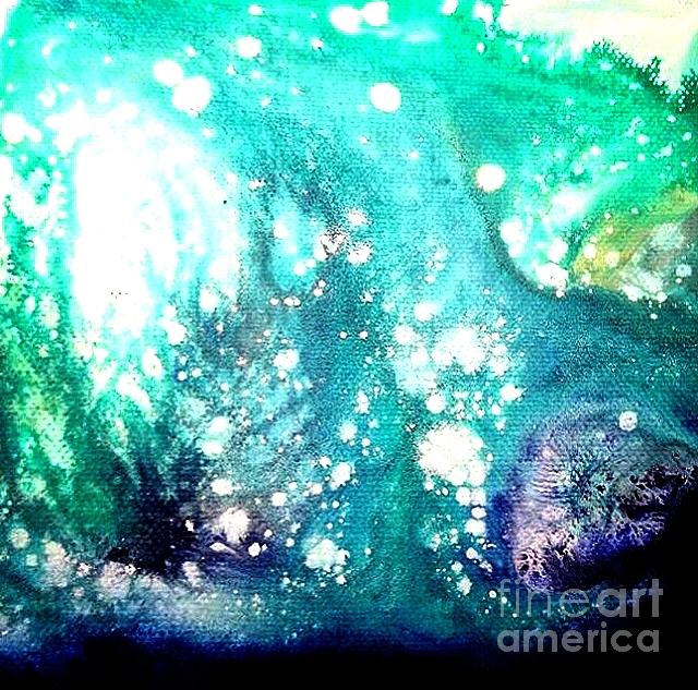 Crystal wave7 Painting by Kumiko Mayer