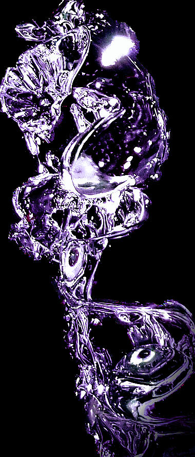 Crystaline Glances Purp Photograph by Uther Pendraggin