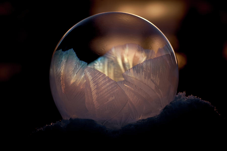 Crystallizing Bubble Photograph by Loni Collins