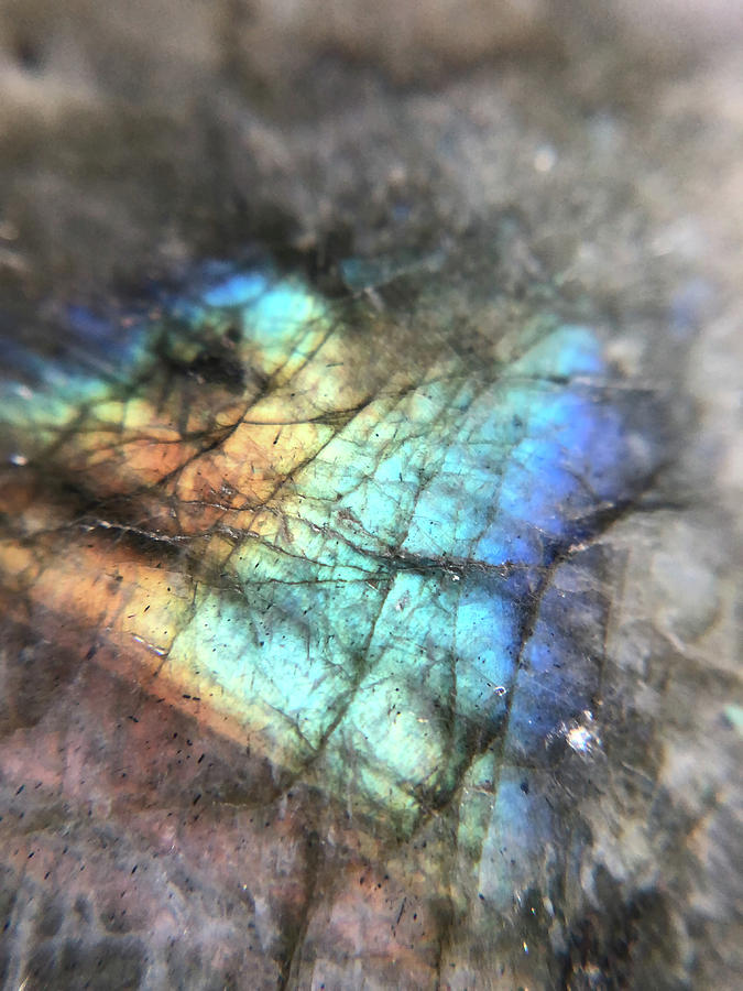 Crystals and Stones Labradorite 8066 Photograph by Jani Bryson