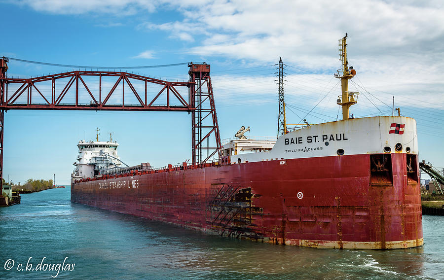 CSL Baie St. Paul Photograph by Christine Douglas Pixels