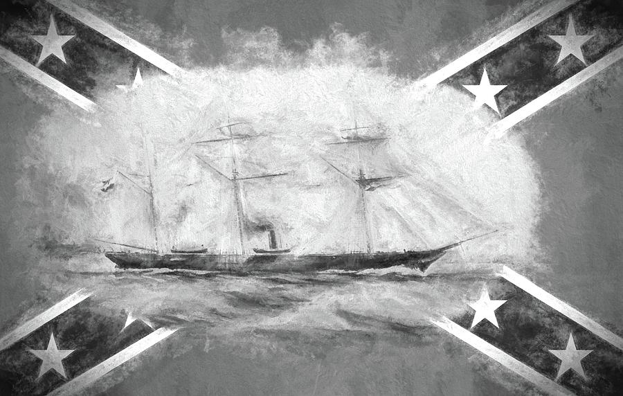 Css Alabama Photograph - CSS Alabama by JC Findley Css Alabama Photograph - CSS Alabama by JC Findley