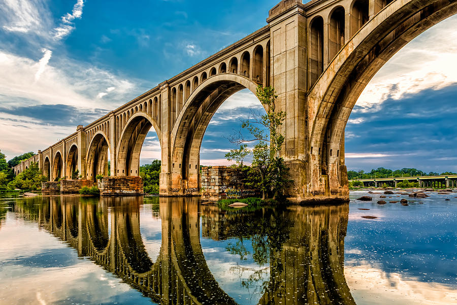 Csx A Line Bridge Photograph by Tim Wilson