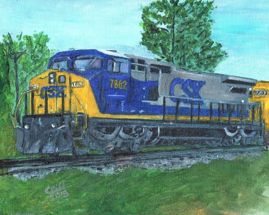 CSX Painting by Cliff Wilson