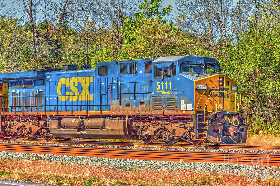 CSX Locomotive 5111 Photograph by Rod Best