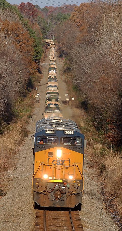 CSX Military Train Photograph by Joseph C Hinson
