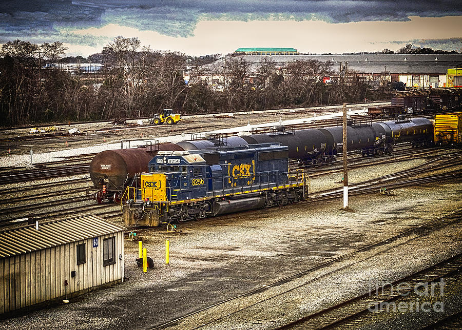 CSX Rail Yard HDR Photograph by Melissa Messick