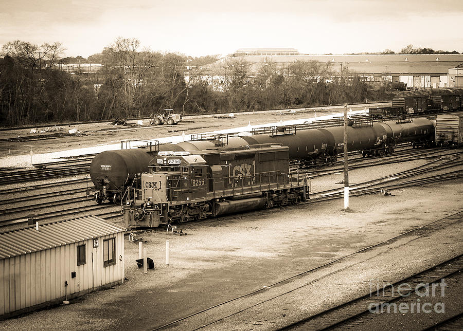 CSX Rail Yard Photograph by Melissa Messick