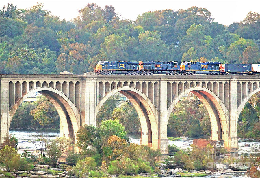 CSX Scenic Railway Bridge Richmond VA by Dave Lynch