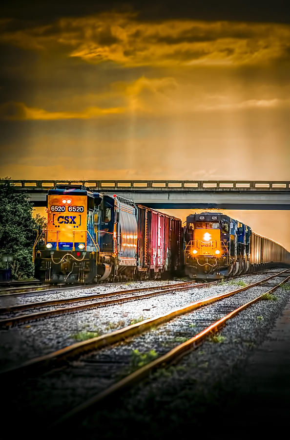 CSX Two For One Photograph by Marvin Spates