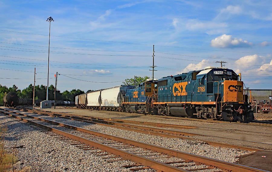 CSX Yard Train 22 Photograph by Joseph C Hinson