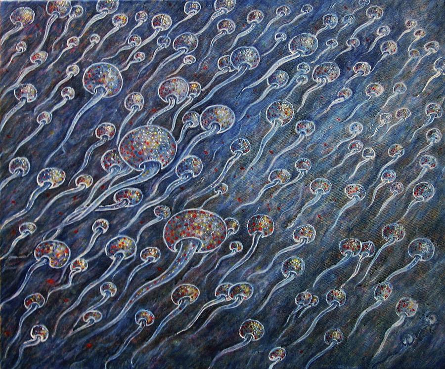 Space Painting - Cthulhu Spores by Arkis Krayl Space Painting - Cthulhu Spores by Arkis Krayl