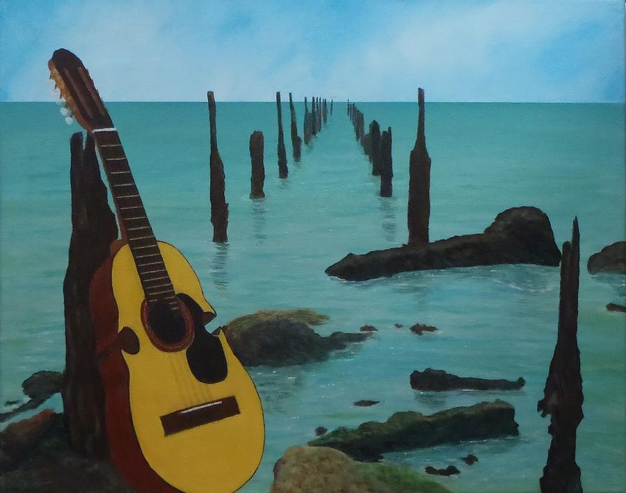 Cuatro Seascape #2 Painting by Tony Rodriguez