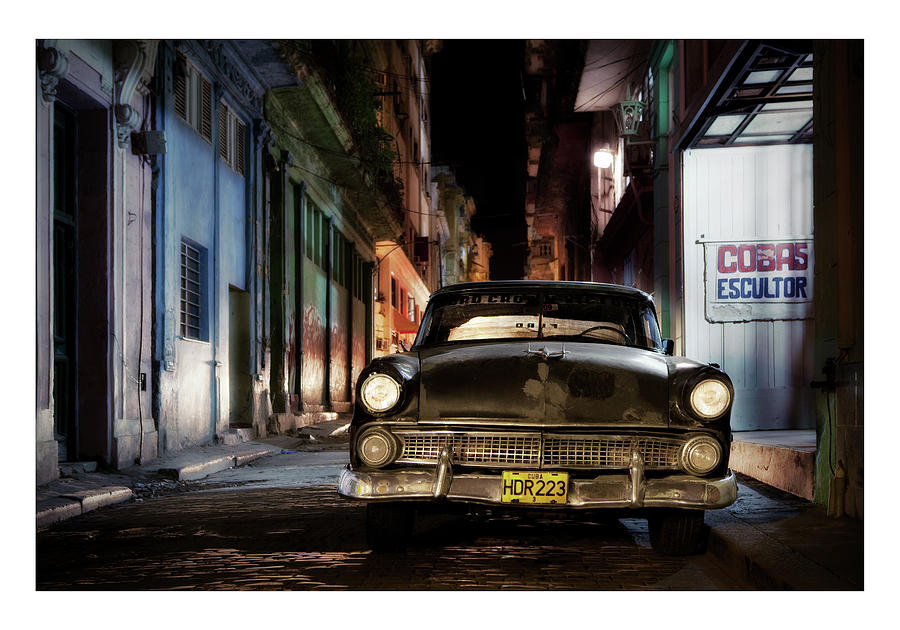 Car Photograph - Cuba 19 by Marco Hietberg - City and Landscape Photography - Art Shop