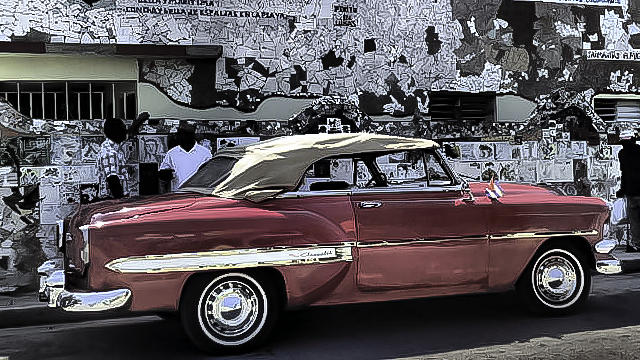 Cuba cars 2 Photograph by Will Burlingham