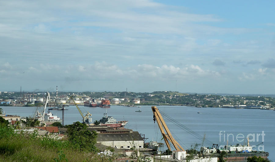 Cuba Docks, City and Sky Photograph by Francesca Mackenney