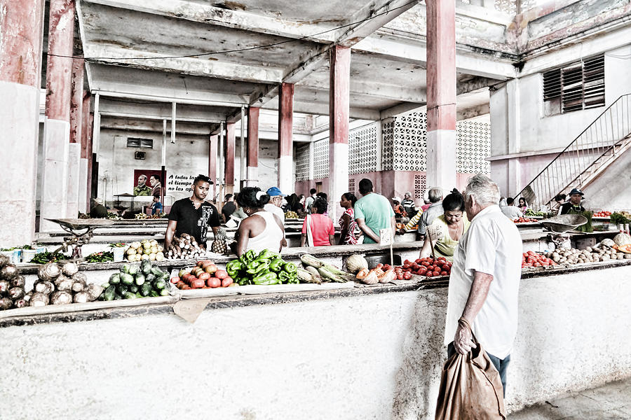 Cuba Market Photograph by Sharon Popek
