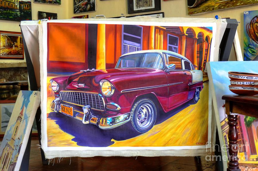 Cuban Art Cars Photograph by Wayne Moran