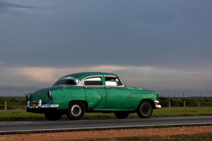 Cuban Car at Sunset Digital Art by Erron Cuban Car at Sunset Digital Art by Erron