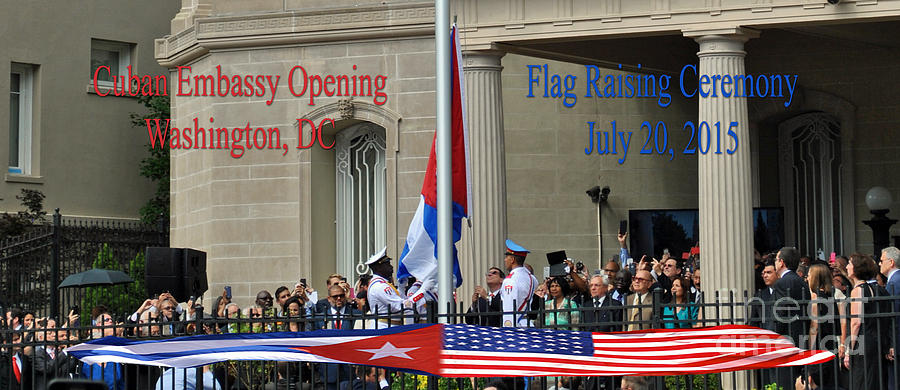 Cuban Embassy Opening Photograph