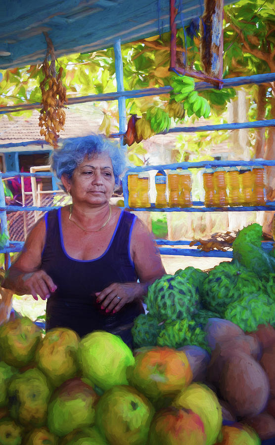 Cuban Fruit Stand II Photograph by Joan Carroll