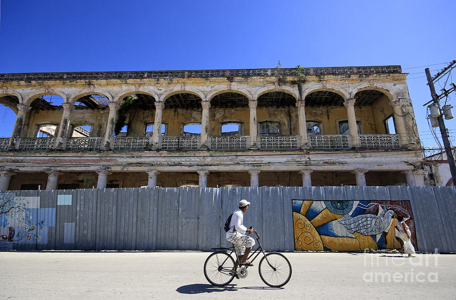 Cuban Old Colonial Architecture and Street Photograph by Charline Xia