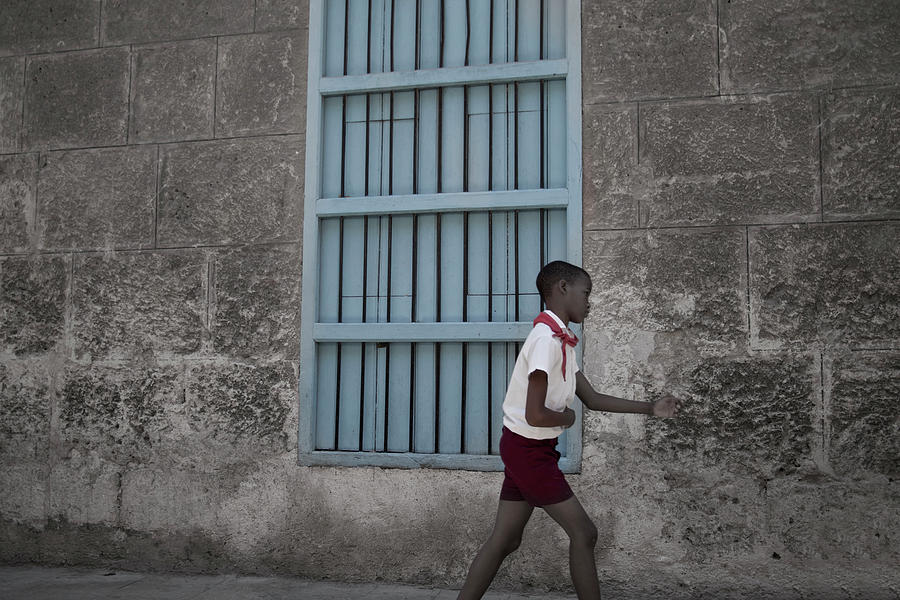 Cuban Schoolboy Photograph by David Chasey