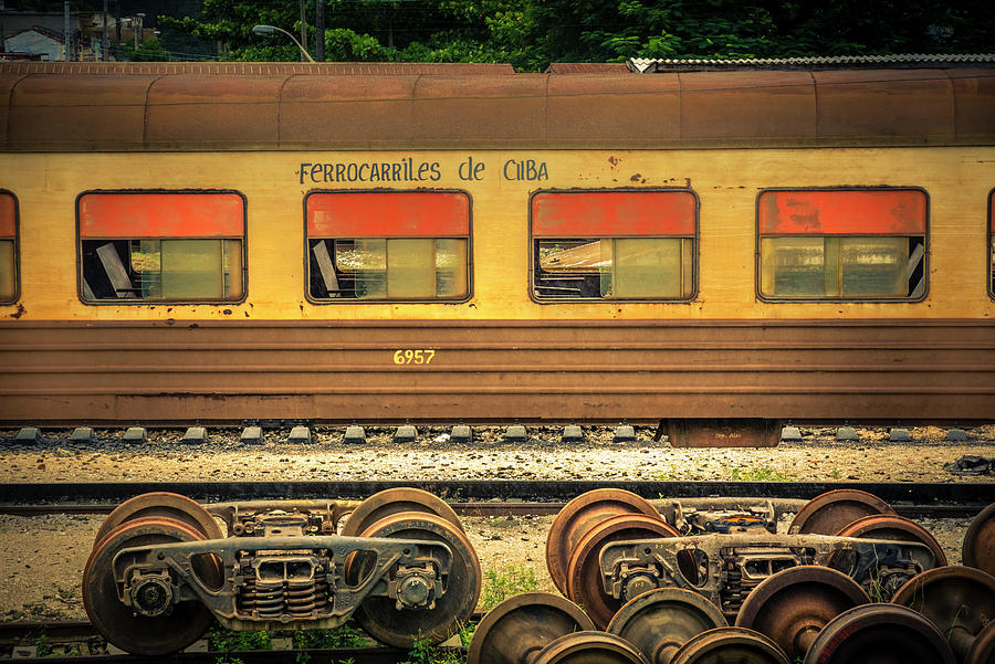 A Cuban Train Photograph by Lou Novick