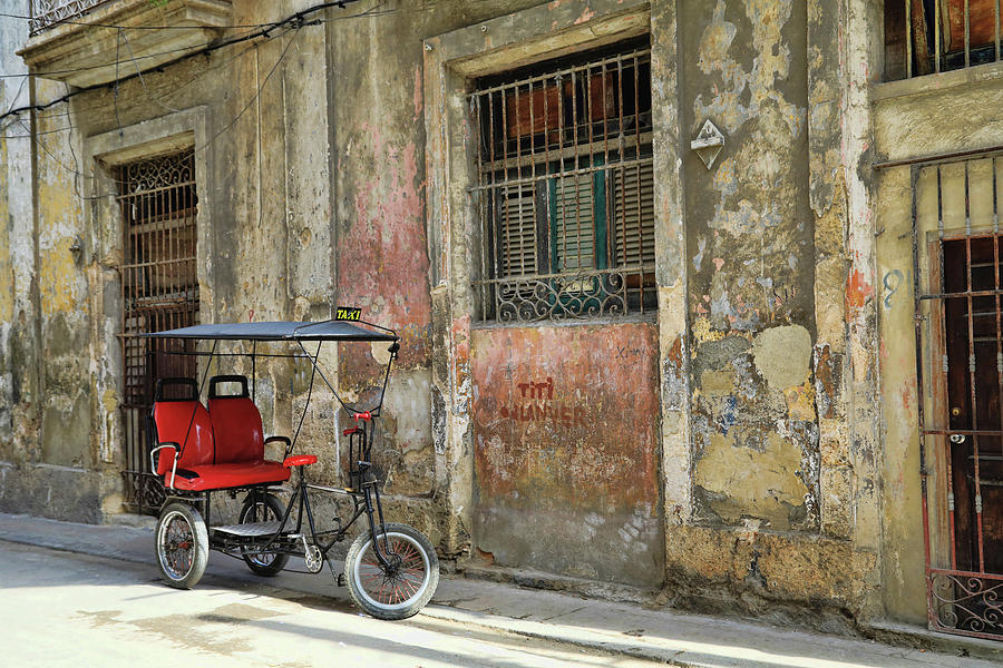 Cuban Uber Photograph by Mary Buck