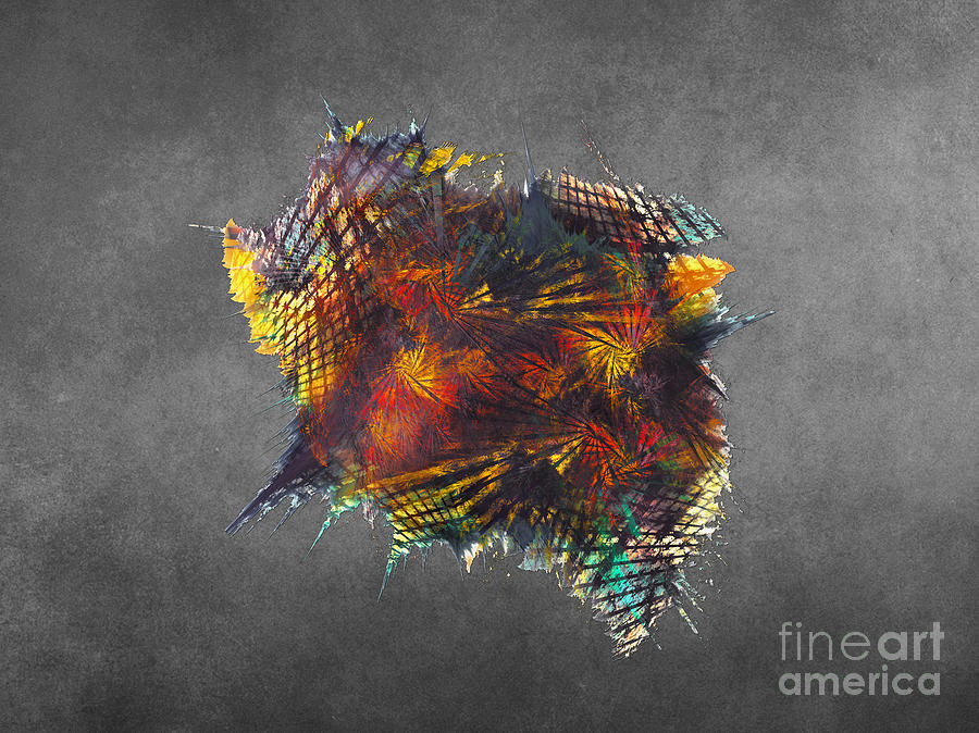 Cube - Fractal Art Digital Art by Justyna Jaszke JBJart