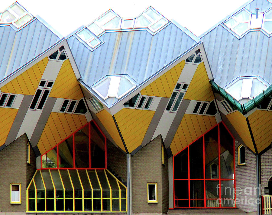 Cube Houses 1 Photograph by Randall Weidner