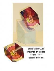 Cube Of Glass Glass Art by Blake Street Cube Of Glass Glass Art by Blake Street