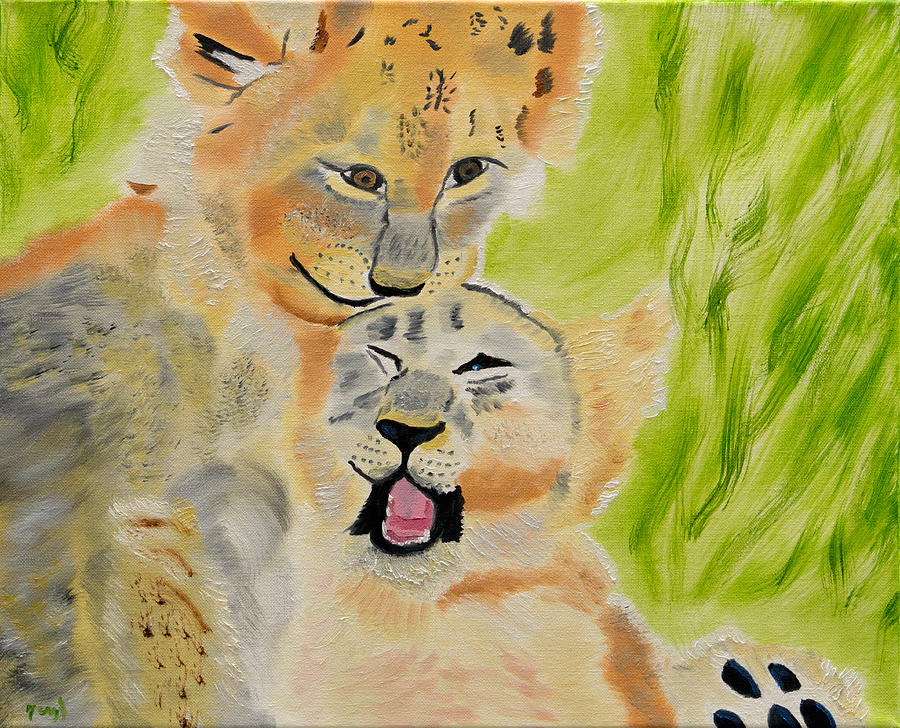 Love Spot On Painting by Meryl Goudey