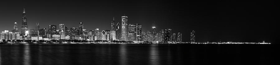 Chicago Skyline With Cubs World Series Photograph by Panoramic Images -  Fine Art America