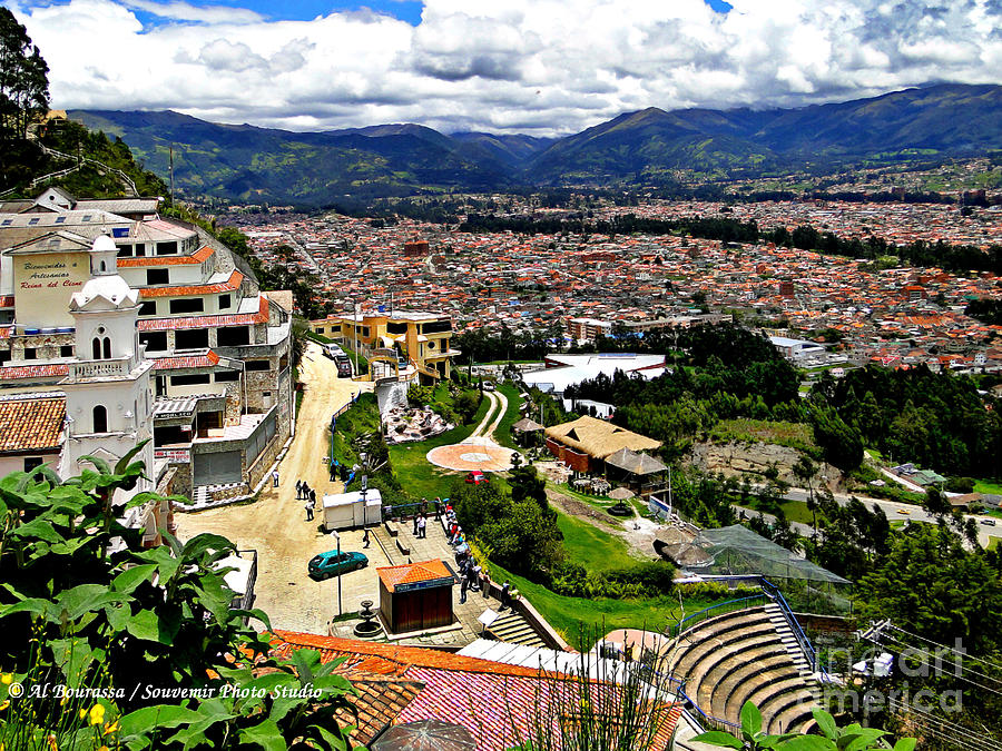 Cuenca and Turi Ecuador Photograph by Al Bourassa