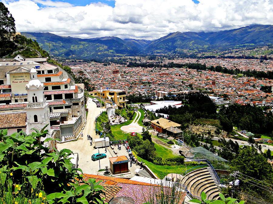 Cuenca Ecuador as seen from Turi Photograph by Al Bourassa