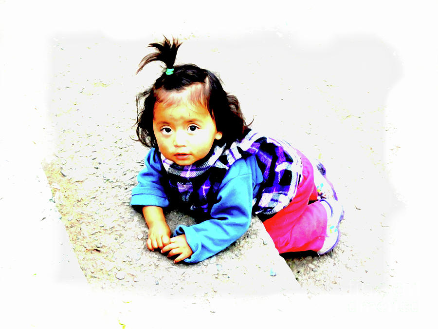 Cuenca Kids 1022 Photograph by Al Bourassa