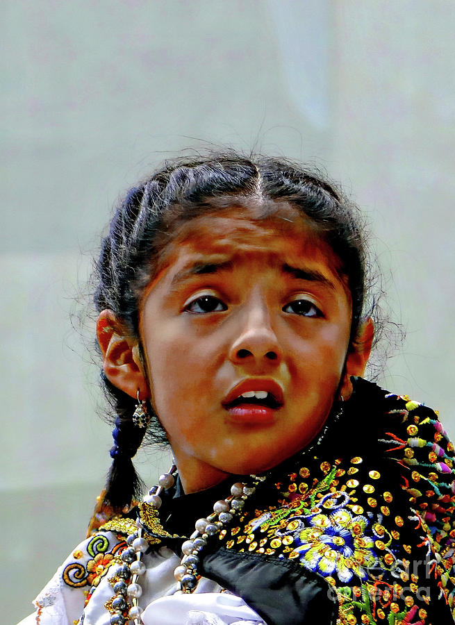 Cuenca Kids 1033 Photograph by Al Bourassa