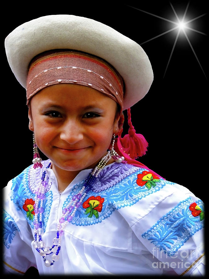Cuenca Kids 1054 Photograph by Al Bourassa