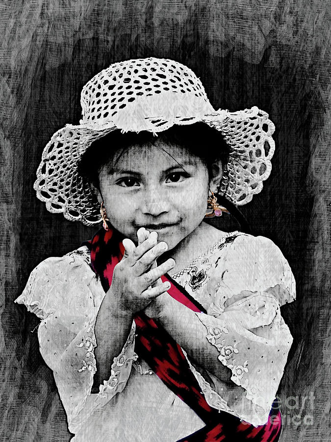 Cuenca Kids 1058 Photograph by Al Bourassa