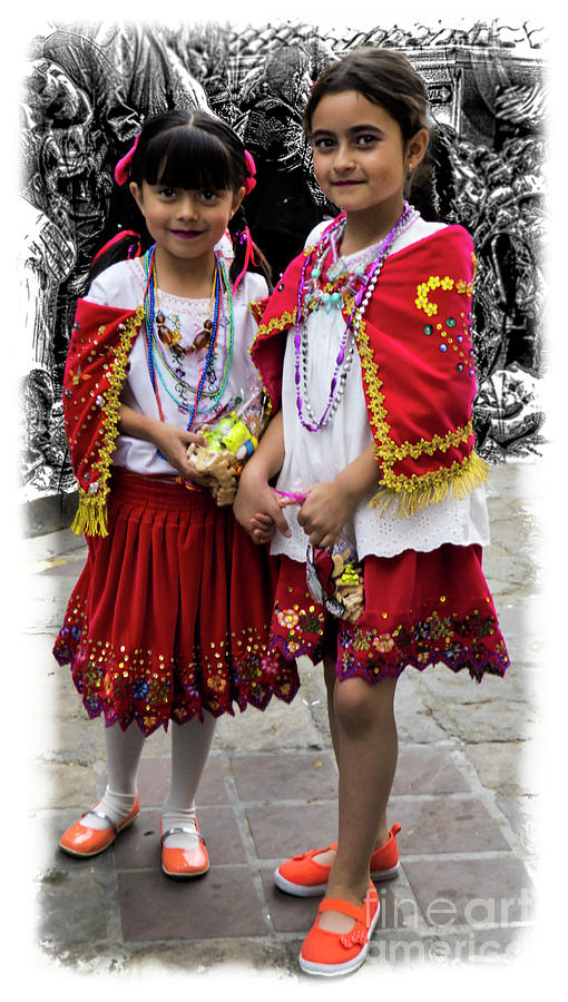Cuenca Kids 1083 Photograph by Al Bourassa