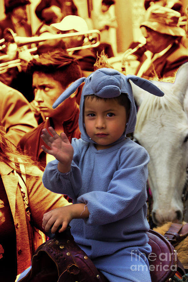 Cuenca Kids 808 Photograph by Al Bourassa