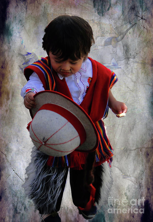 Cuenca Kids 944 Photograph by Al Bourassa
