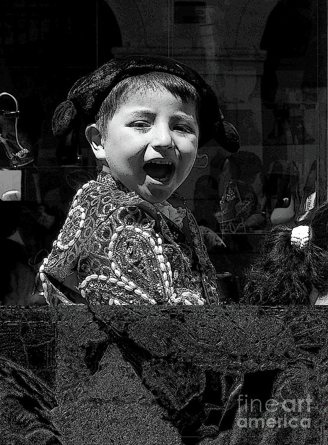 Cuenca Kids 954 Photograph by Al Bourassa