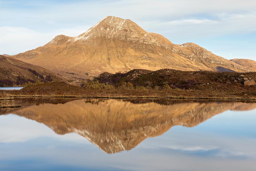 Cul Beag reflection Photograph by Stephen Taylor