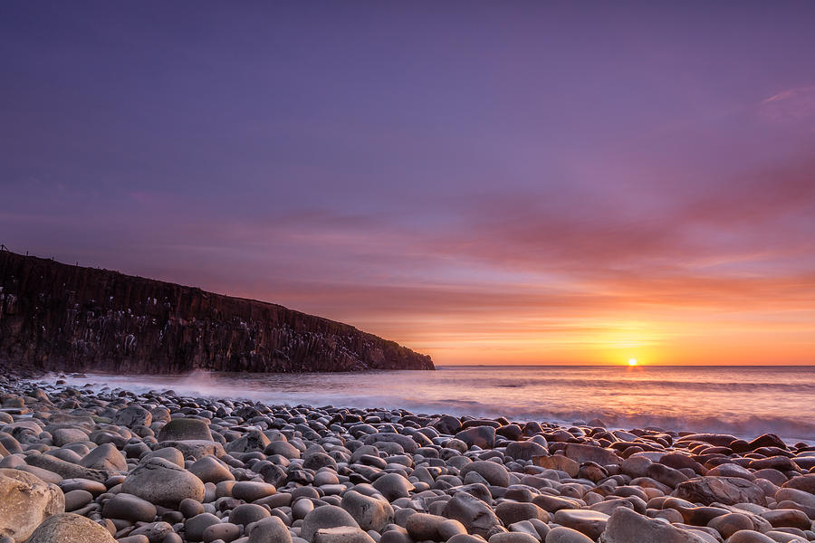 Nature Photograph - Cullernose Point at Sunrise by David Head